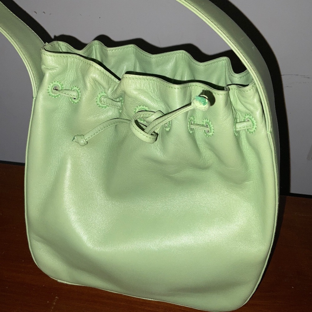 NWT Escada lime green purse - Picture 2 of 7